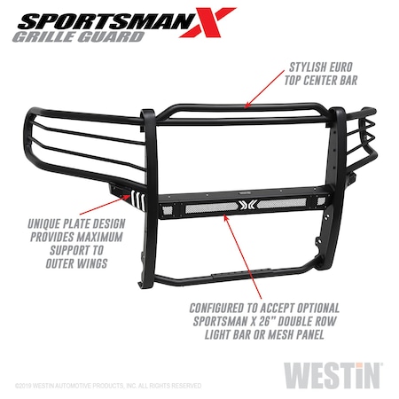 Westin Sportsman X Grille Guard 40-33975